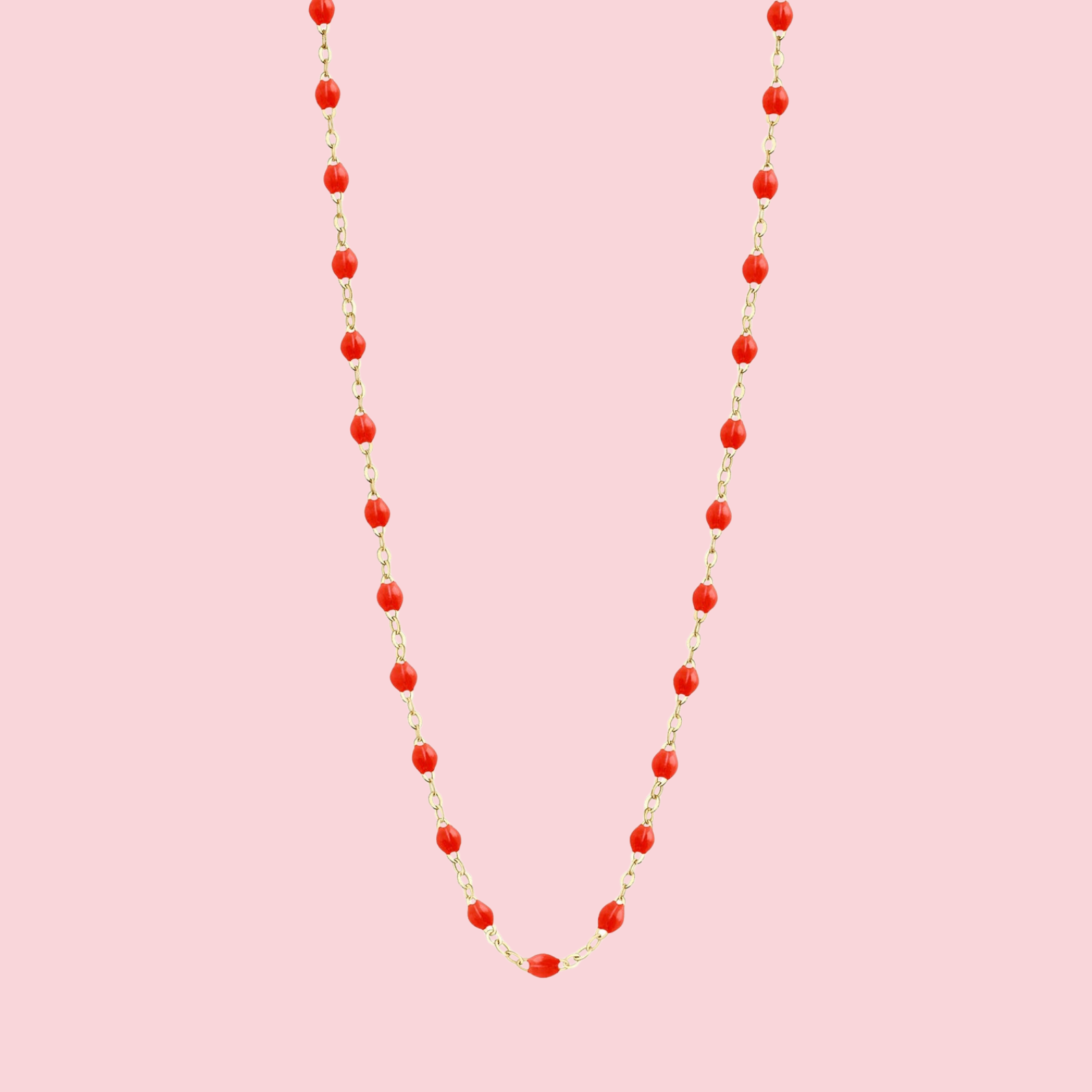 Classic Gigi Necklace, Yellow Gold, 16.5"