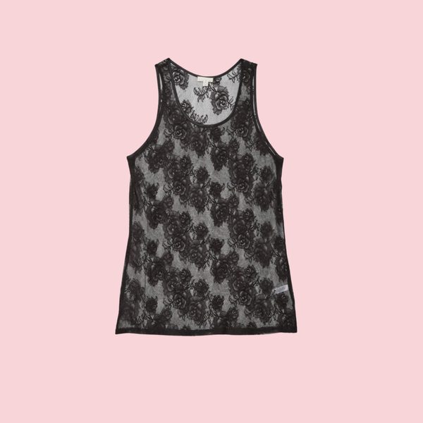 Unisex Bouquet Lace Tank