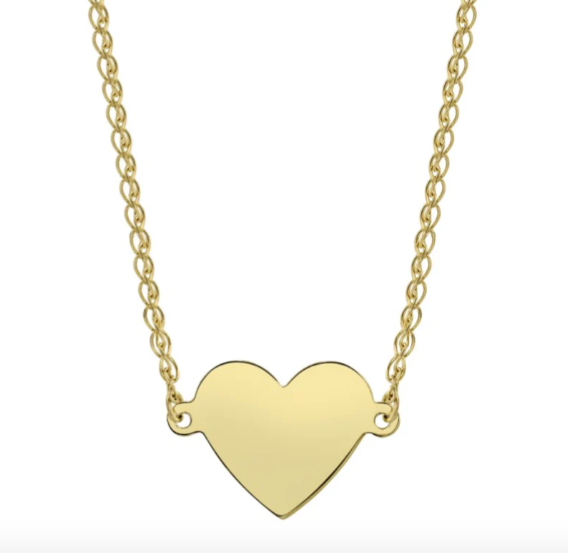 14K Floating Heart Necklace - Millo Jewelry