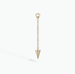 Load image into Gallery viewer, Short Pendulum Charm with Short Spike - Millo Jewelry

