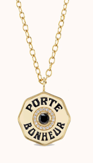 LARGE PORTE BONHEUR BLACK DIAMOND - Millo Jewelry