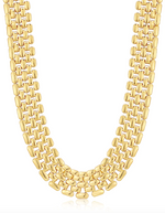 Load image into Gallery viewer, CELINE CHAIN LINK NECKLACE- GOLD - Millo Jewelry
