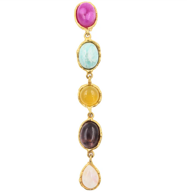 Dangle Stone Earrings - Millo Jewelry