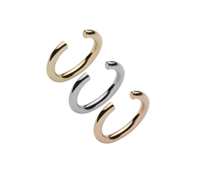 TRI-COLOR THREAD EAR CUFF SET - Millo Jewelry