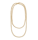 Load image into Gallery viewer, 60&quot; Continual Large Brass Pearls - Millo Jewelry