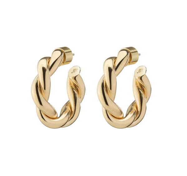 DOUBLE TWISTED LILLY HUGGIES - Millo Jewelry