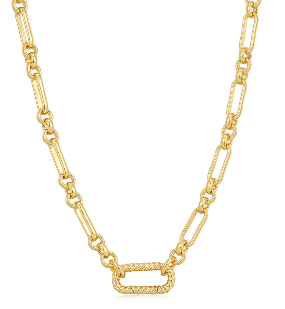 Cardiff Clasp Necklace in Gold - Millo Jewelry