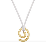 Load image into Gallery viewer, The Shell Beach Pendant Necklace in White - Millo Jewelry
