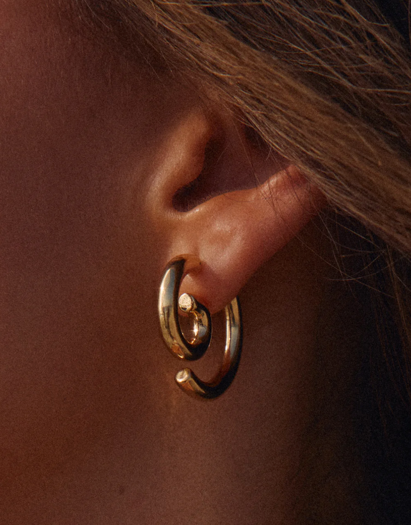 Shell Beach Earrings in Gold - Millo Jewelry