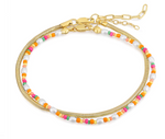 Load image into Gallery viewer, Lahaina Pearl Anklet Set in Gold - Millo Jewelry
