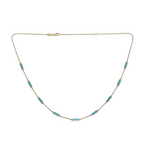 Load image into Gallery viewer, 14k Enamel Bar Necklace - Millo Jewelry
