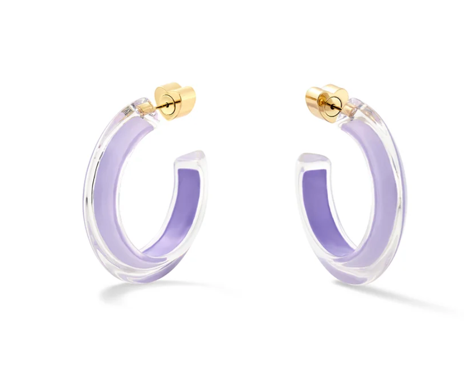 Small Lucite Jelly Hoop™ Earrings - Millo Jewelry