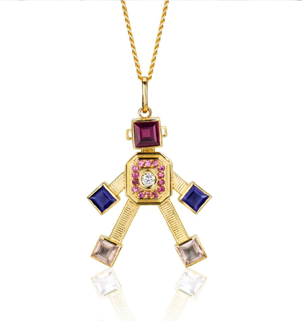 PINKY VAN ROBOT PENDANT - Millo Jewelry