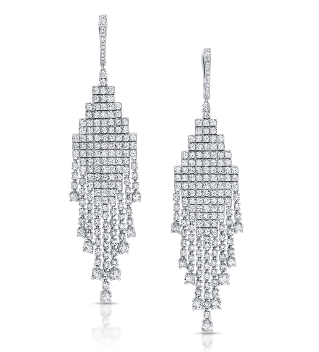 EDIE DIAMOND DROP EARRINGS - Millo Jewelry