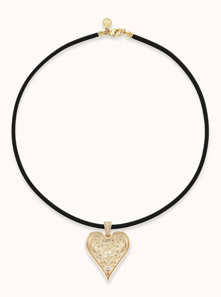 SOUTHWESTERN HEART CORD NECKLACE - Millo Jewelry