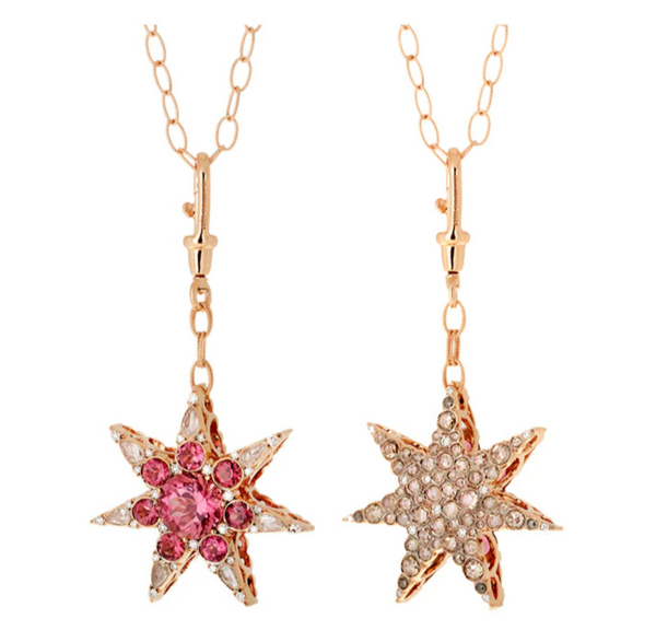 ISTANBUL PENDANT PINK TOURMALINES- DIAMONDS - Millo Jewelry