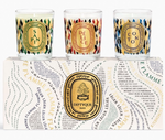Load image into Gallery viewer, SET OF 3 SMALL HOLIDAY CANDLES Pine Tree, Delight, Cotton - Millo 
