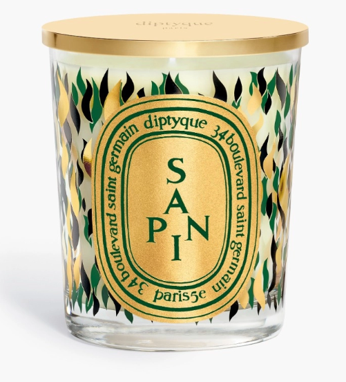 SAPIN (PINE TREE) Classic candle with Golden Lid - Millo 