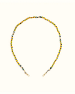 Load image into Gallery viewer, MAULI BEADS GHANA YELLOW &amp; BLACK 35CM - Millo 
