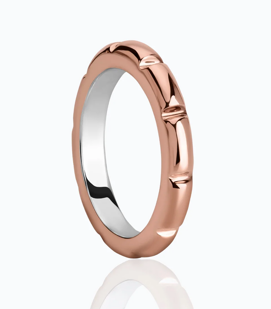 XOCOLATE BAR ROSE VERMEIL RING - Millo 