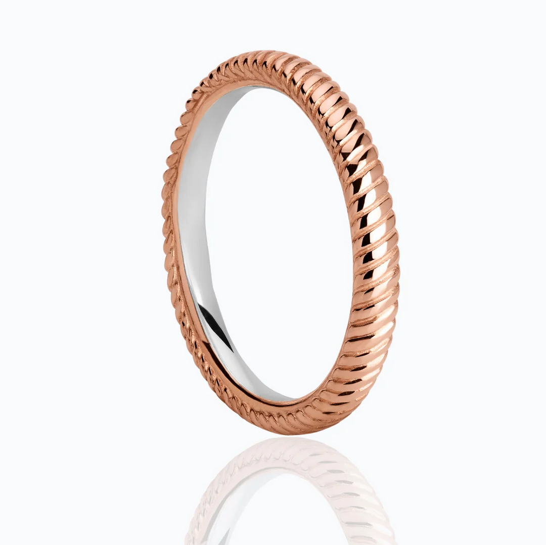 XOCOLATE DRIZZLE ROSE VERMEIL RING - Millo 