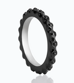 Load image into Gallery viewer, XOCOLATE NONPAREILS RUTHENIUM RING - Millo 
