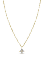 Load image into Gallery viewer, 14K PRONG DIAMOND QUAD NECKLACE - Millo 
