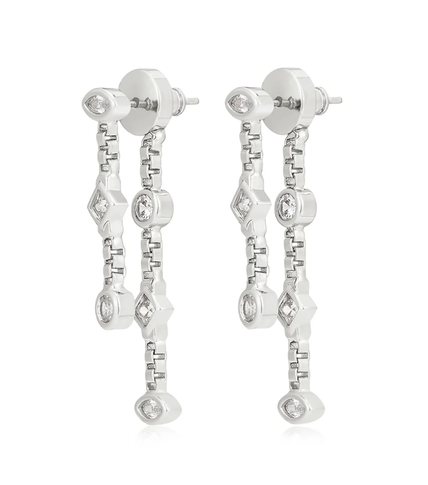 THE CAMILLE DOUBLE CHAIN STUDS