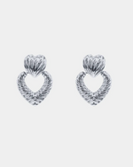 Load image into Gallery viewer, BELLISSIMA EARRINGS SILVER
