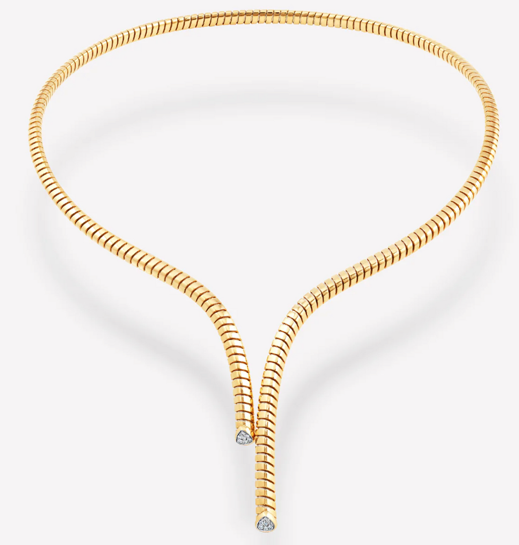 Trisolina Asymmetrical Pavé Collar - Millo Jewelry