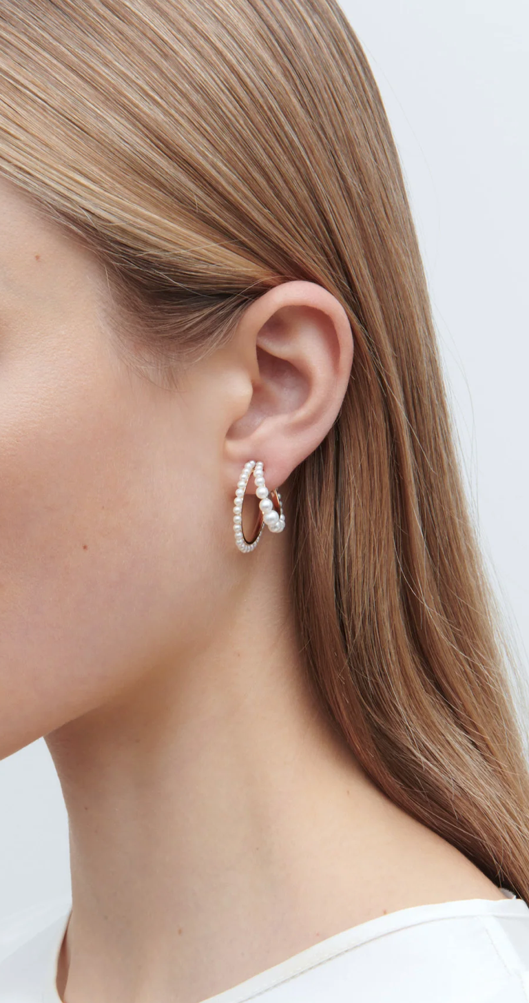 Petite Boucle Perle - Millo Jewelry