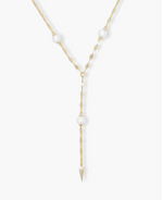 Load image into Gallery viewer, Perfect Pearl Drop Lariat Necklace - Millo Jewelry
