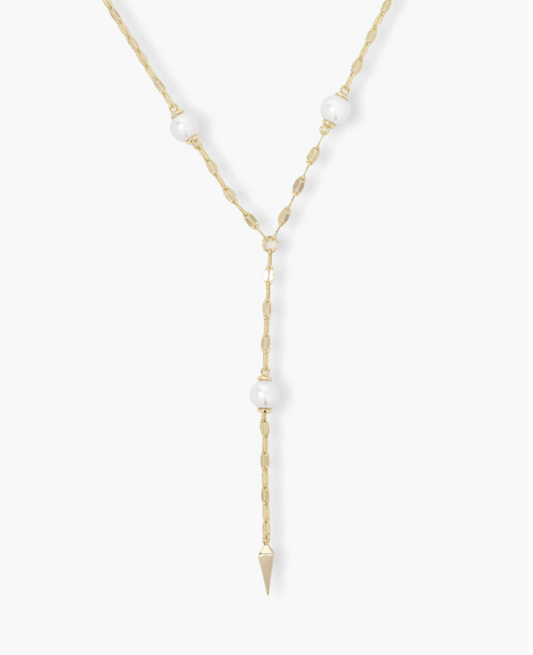 Perfect Pearl Drop Lariat Necklace - Millo Jewelry