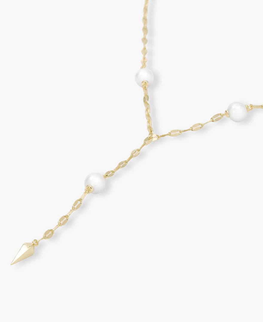 Perfect Pearl Drop Lariat Necklace - Millo Jewelry