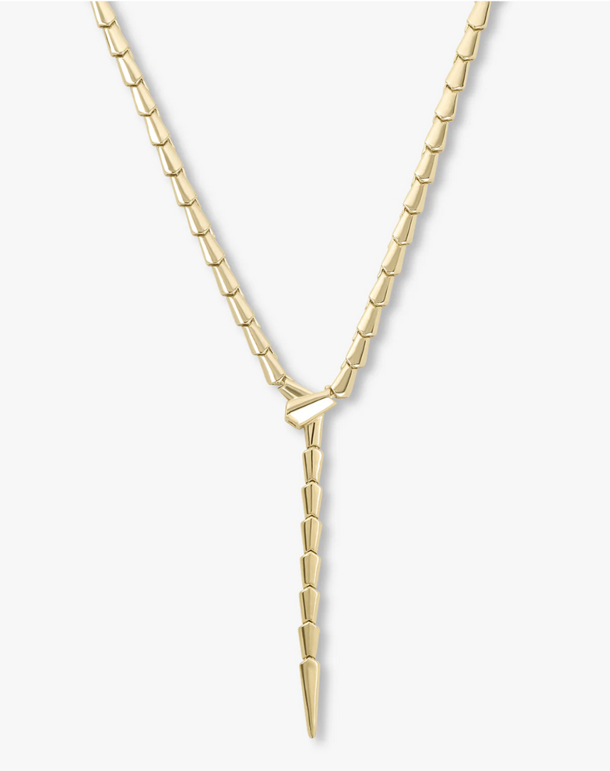 Flex Snake Chain Necklace- Gold