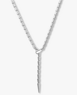 Load image into Gallery viewer, Serpent Lariat Necklace 19&quot; - Millo Jewelry
