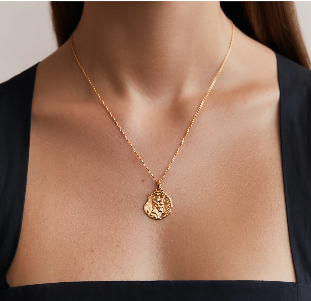 Naval Crown Coin Necklace - Millo Jewelry