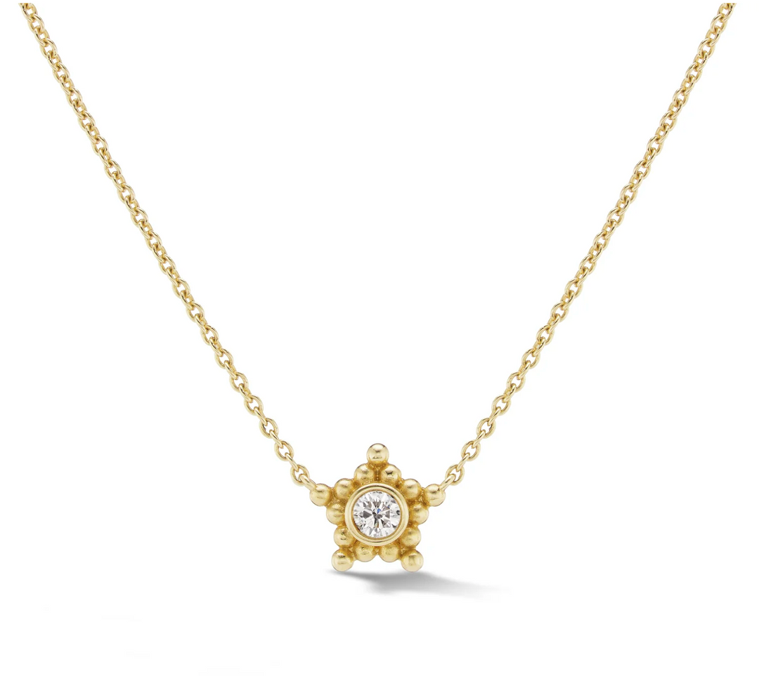 Granium Star Necklace in Diamond - Millo Jewelry