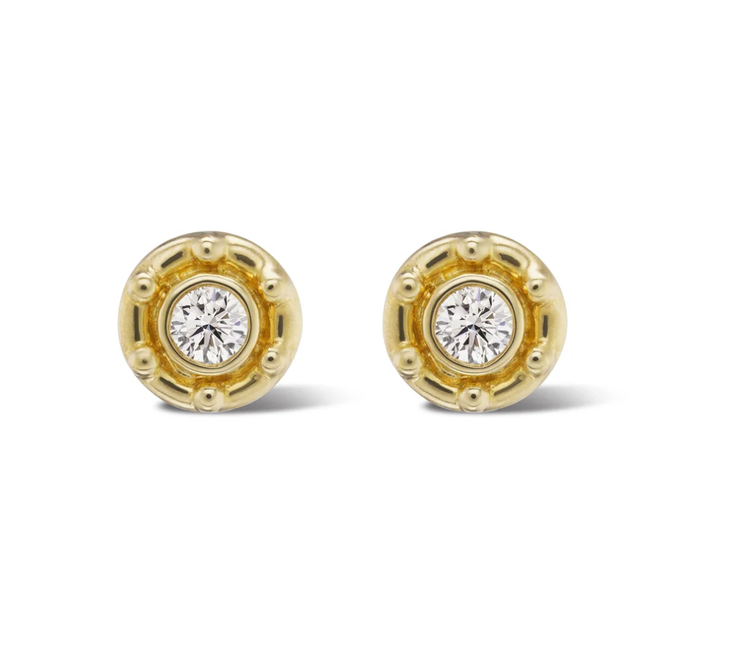 Aurifex Studs in Diamond - Millo Jewelry