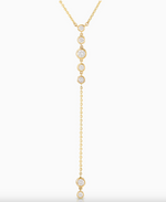Load image into Gallery viewer, Bezel Starstruck Lariat Necklace - Millo Jewelry
