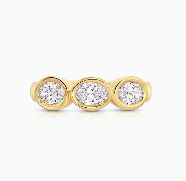 Oval Trio Pinky Ring - Millo Jewelry