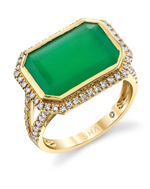 Load image into Gallery viewer, GREEN ONYX VERT RING - Millo 
