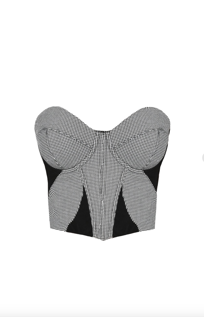 Houndstooth Bustier - Millo 
