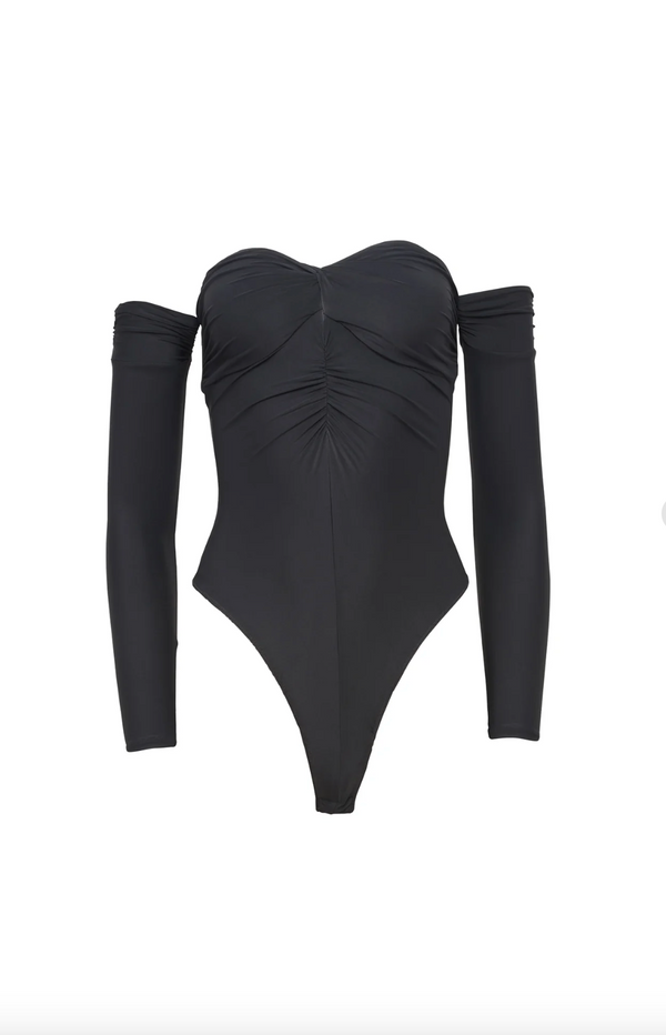 Jersey Ruched Bodysuit - Millo 