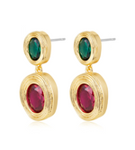 Load image into Gallery viewer, THE ROYALE STONE DROP STUDS - Millo 
