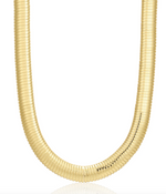 Load image into Gallery viewer, FLEX SNAKE CHAIN NECKLACE- GOLD - Millo 
