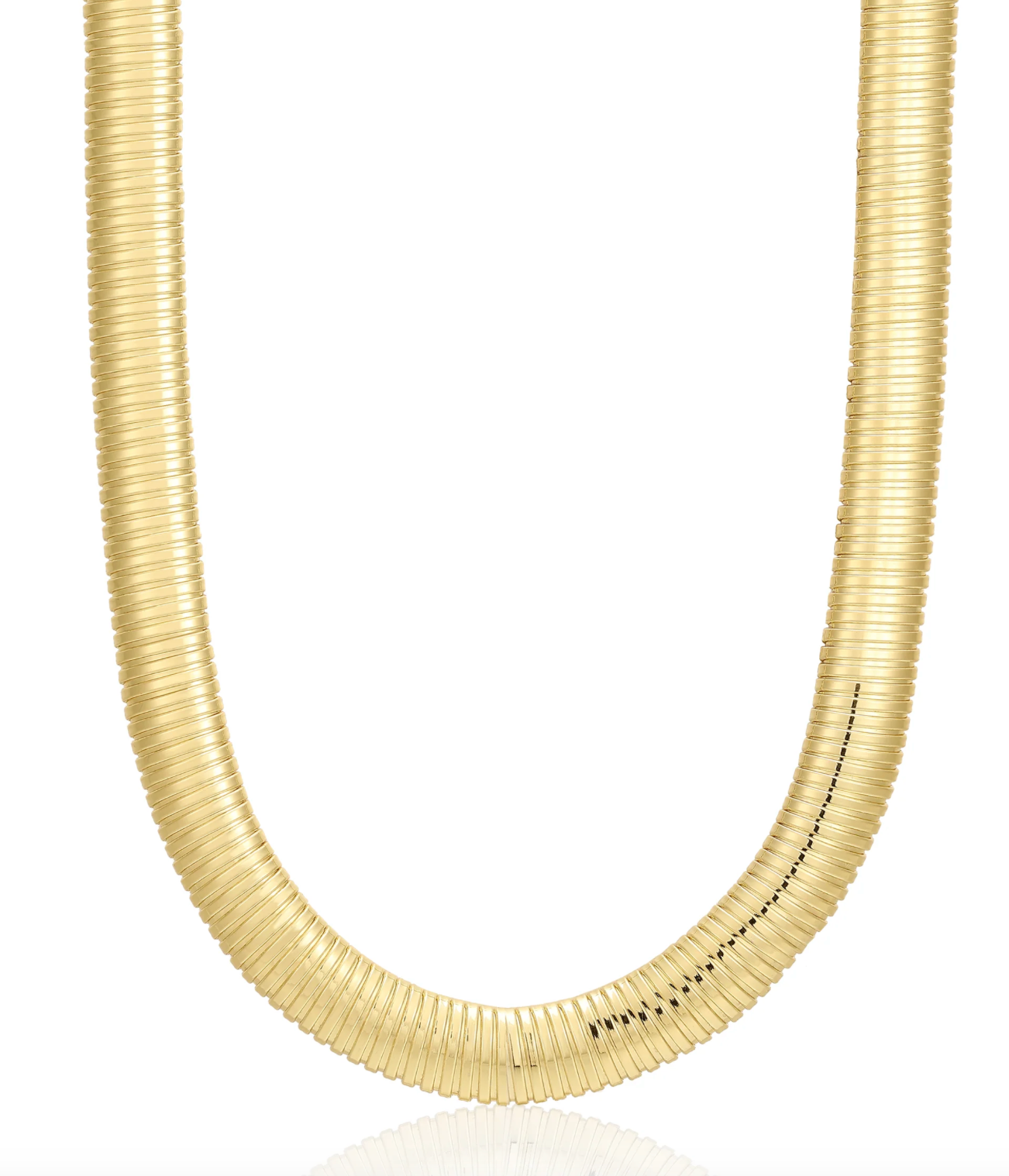 FLEX SNAKE CHAIN NECKLACE- GOLD - Millo 