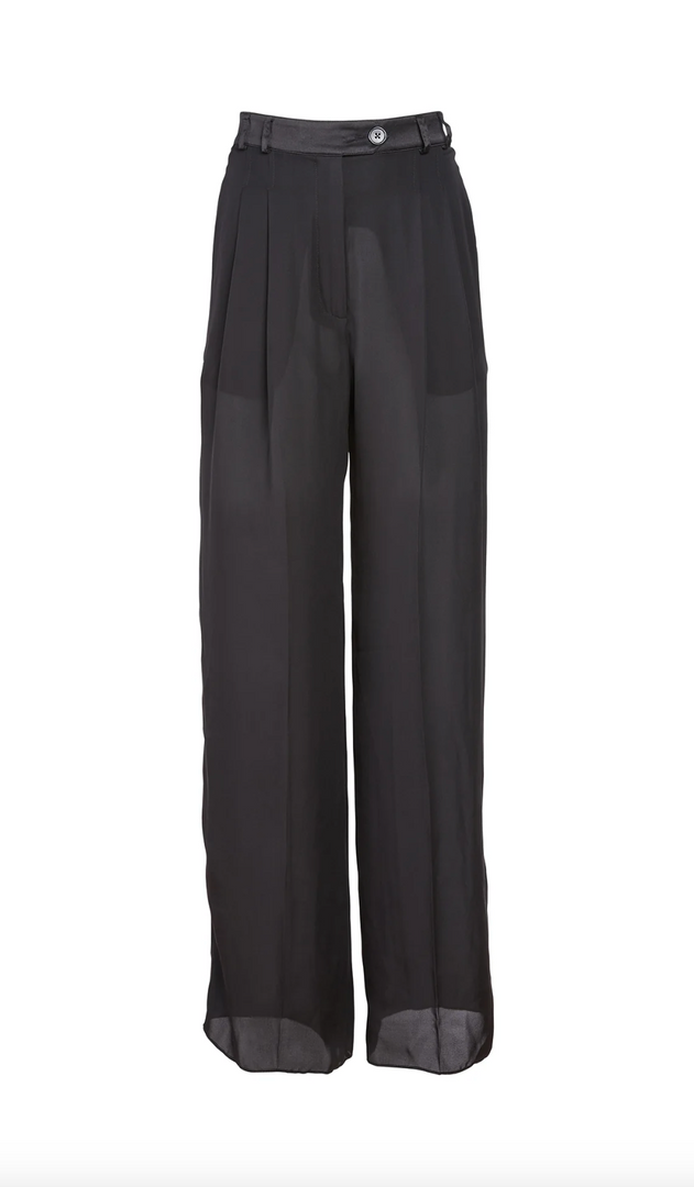 SILK GEORGETTE WIDE LEG PANT - Millo 