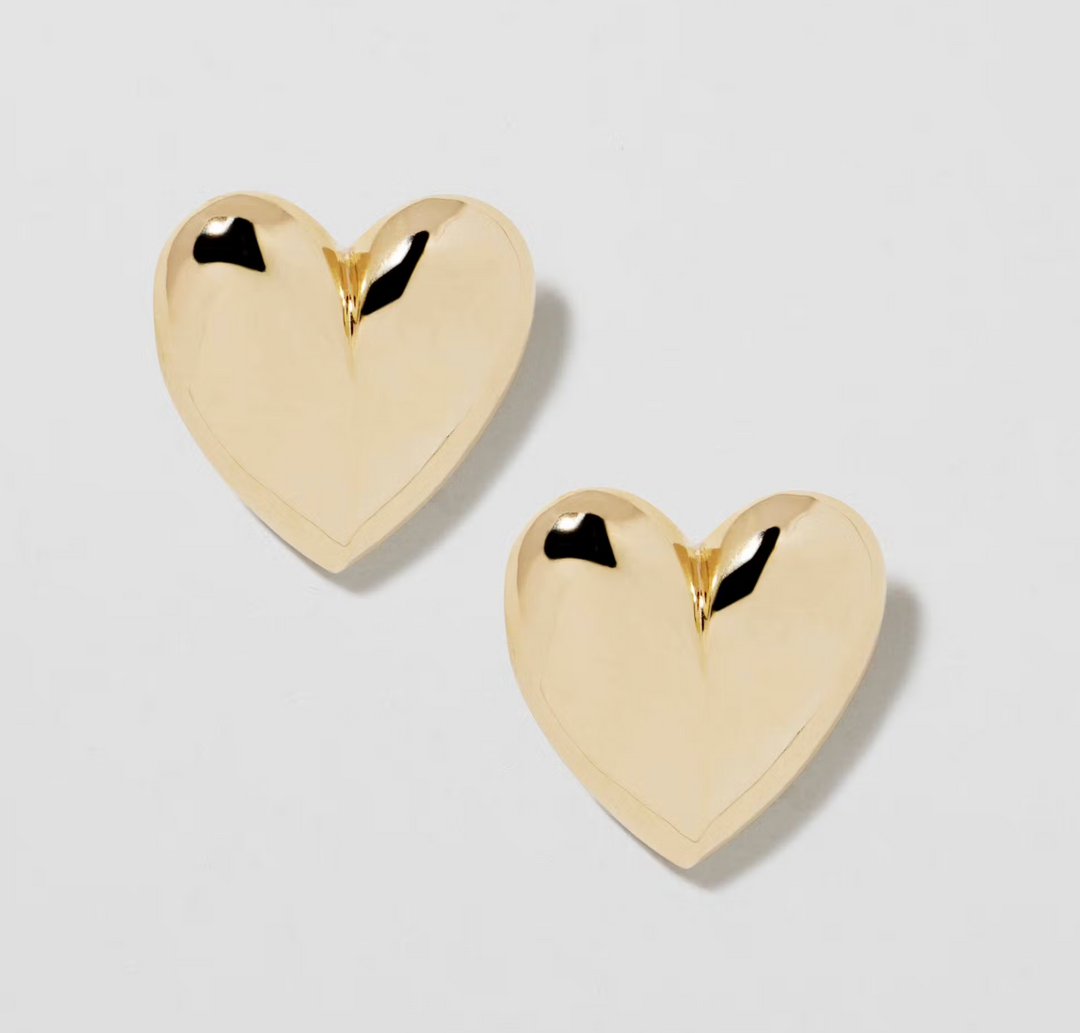 Puffy Heart Earrings small - Millo 