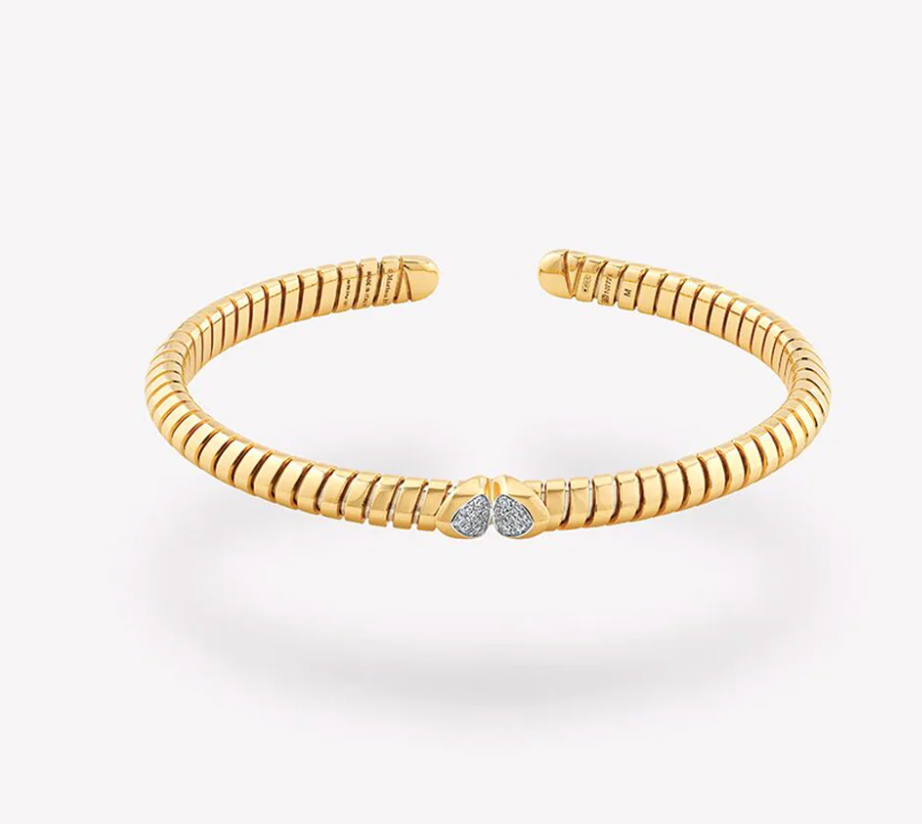 Trisolina Pavé Diamond Bangle - Millo 